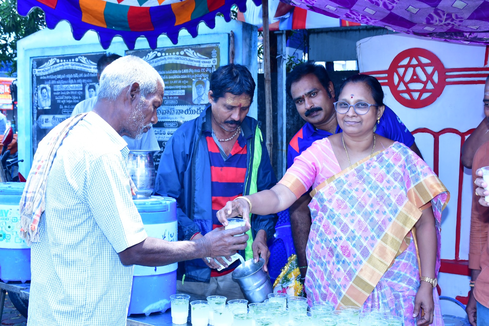Buttermilk & Drinking Water Donation by AIZU Community